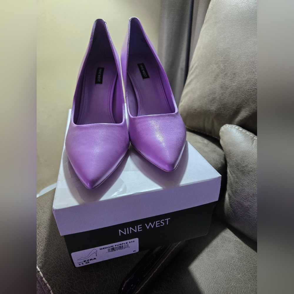 Nwb Nine West Purple Heels size 11